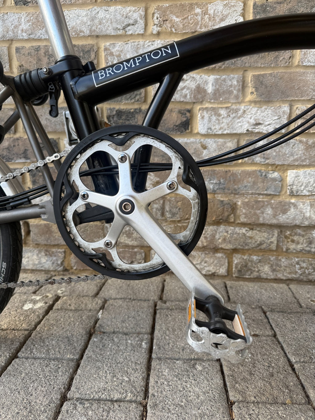 Brompton S6L-X Black - Superlight Titanium - WORLDWIDE SHIPPING