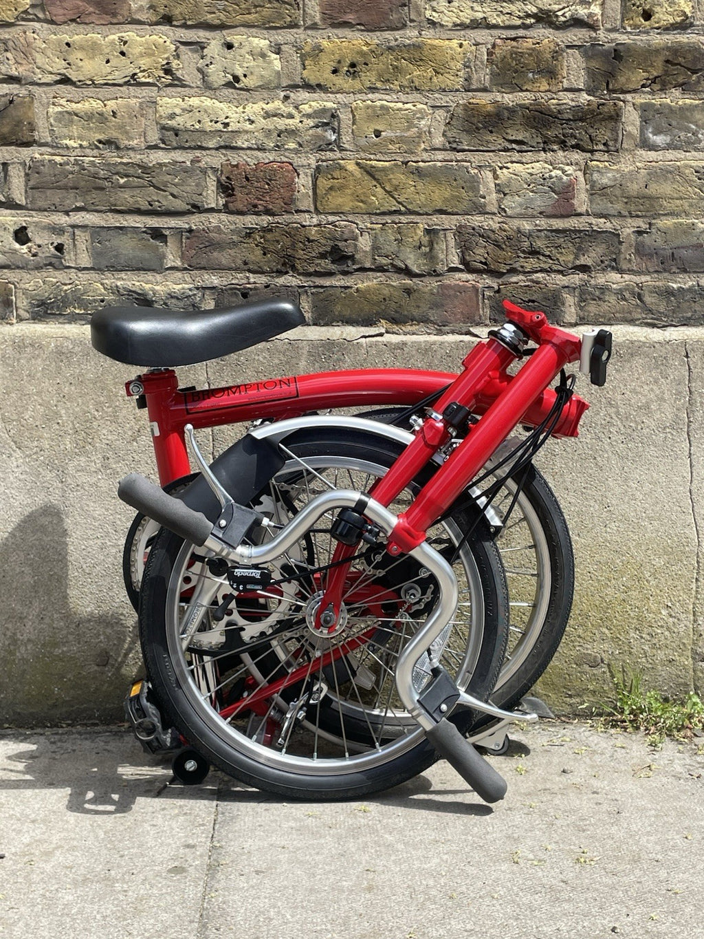 Brompton M3L Folding Bike 2004 - Red (NOS)
