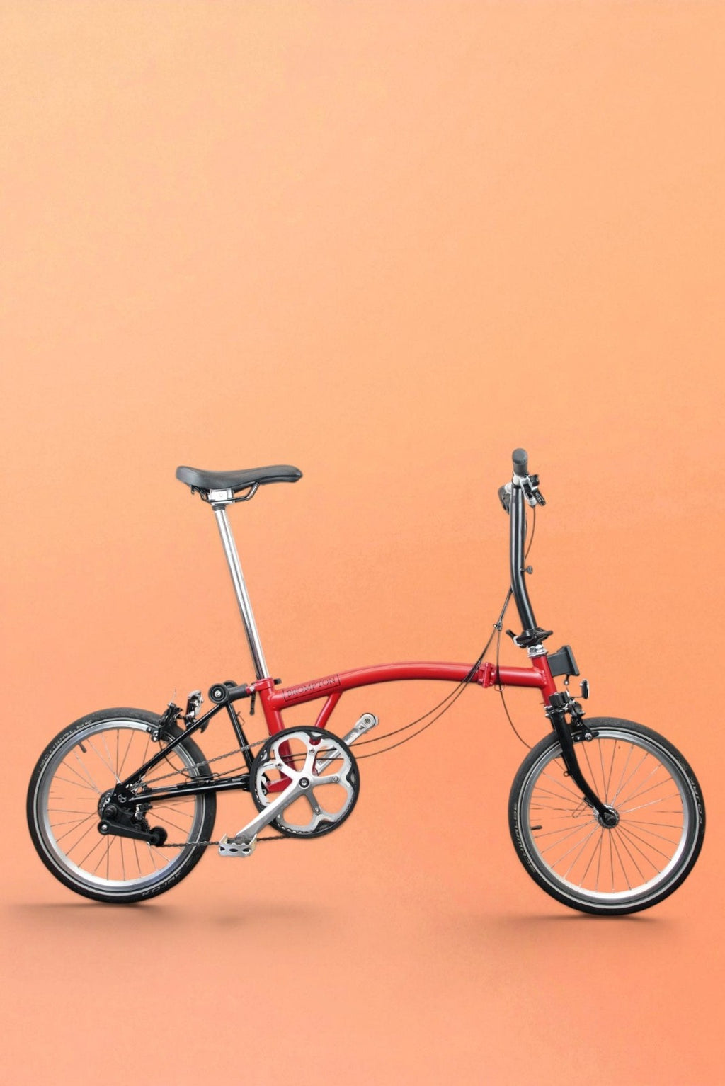 Brompton S2E (C Line) - Red & Black