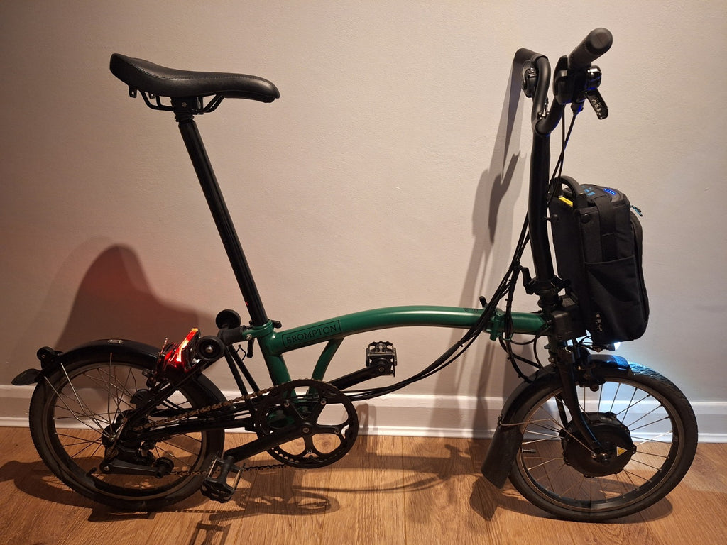 Brompton Electric C Line 6-Speed Racing Green