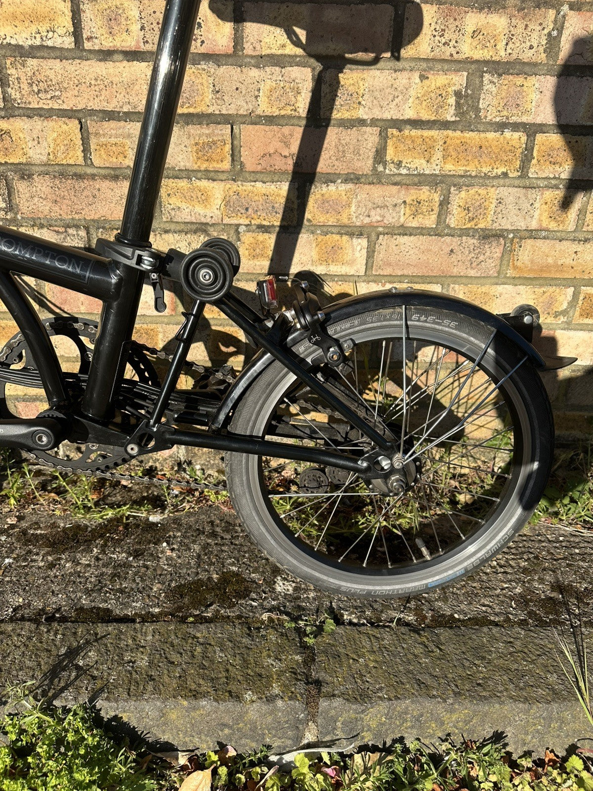 Brompton C Line E Folding Bike 6 Speed Black edition steel frame 2021