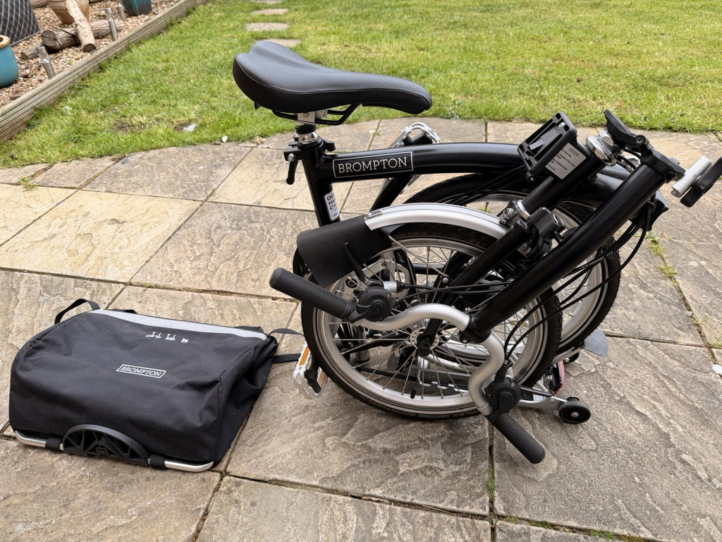 Brompton Folding Bike 3-Speed, Black