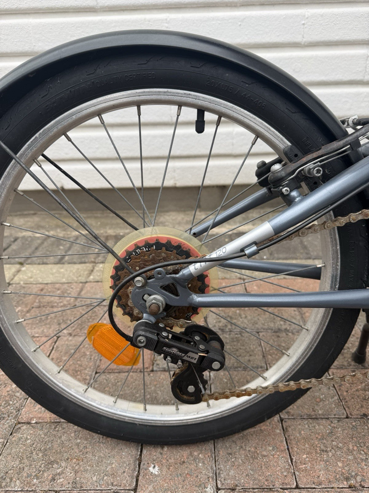 BTWIN Tilt 120 Grey Folding Bike