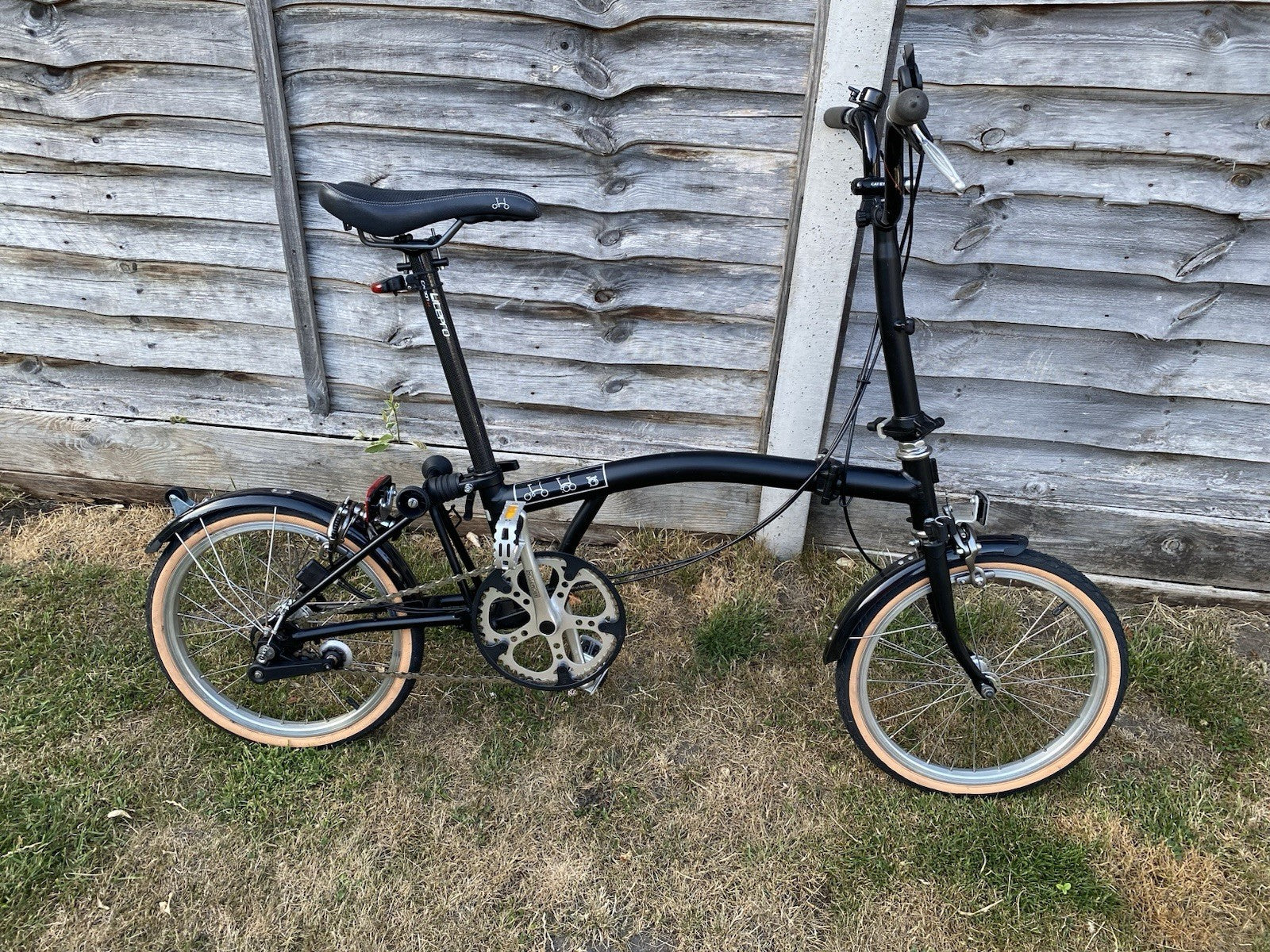 Brompton 3-Speed Black Foldable Bicycle