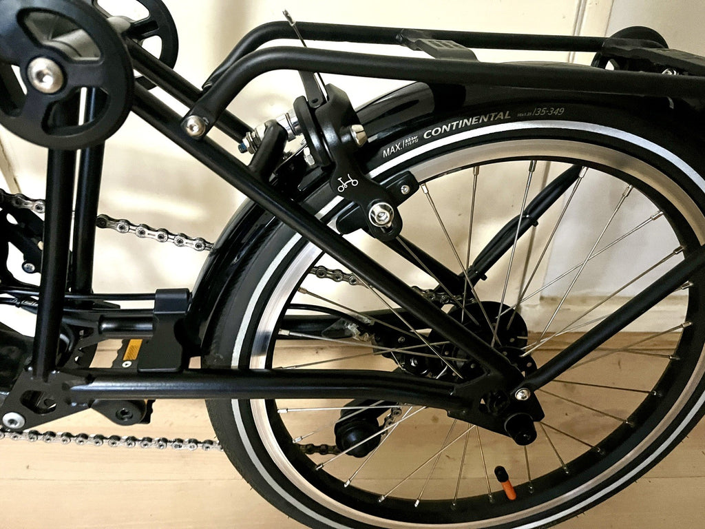 Brompton Bike P Line elctrc Urban 4 speed,  Midnight Black