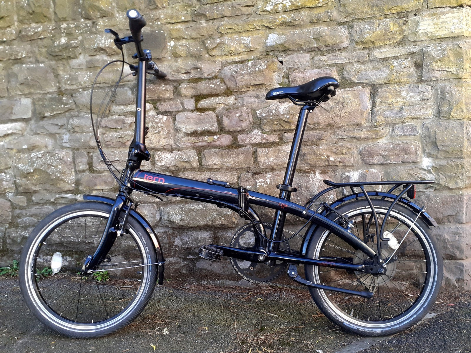 Tern Link B9 Folding Bike With Accessories, Light Use, Stored Indoors.