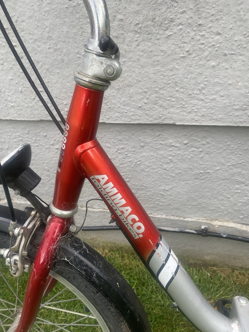Red Amaco I Folding Bike Red/grey