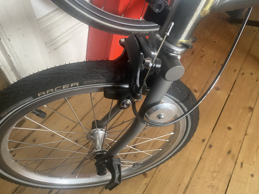 Brompton M6R C Line Explore 6 Speed raw Laquer