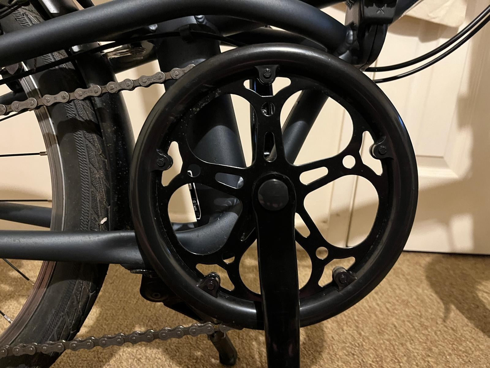 Decathlon Folding Bike btwin 500 Blue