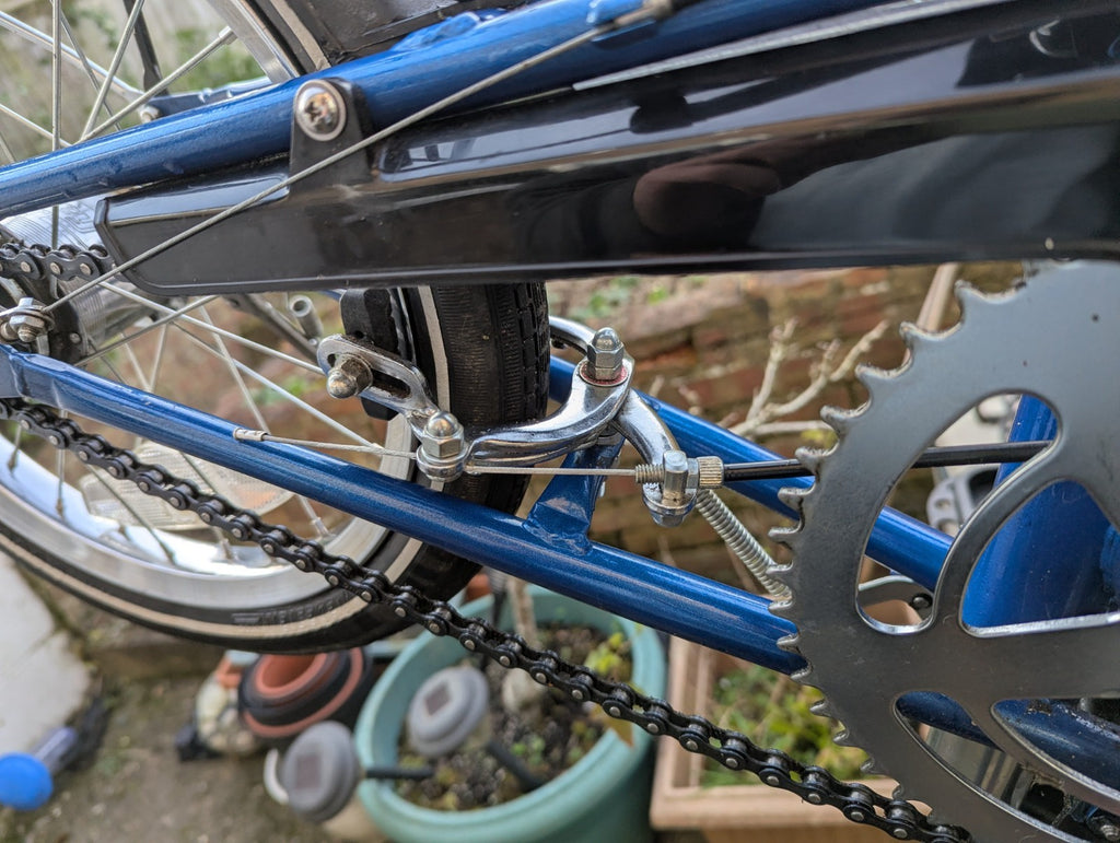 Vintage Dahon Classic III Folding Bike – 3-Speed Sturmey Archer (Blue)