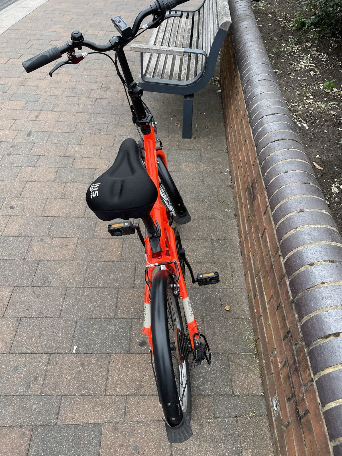 B’Twin Tilt 500 Aluminium 6061 - Orange - Foldable Bike