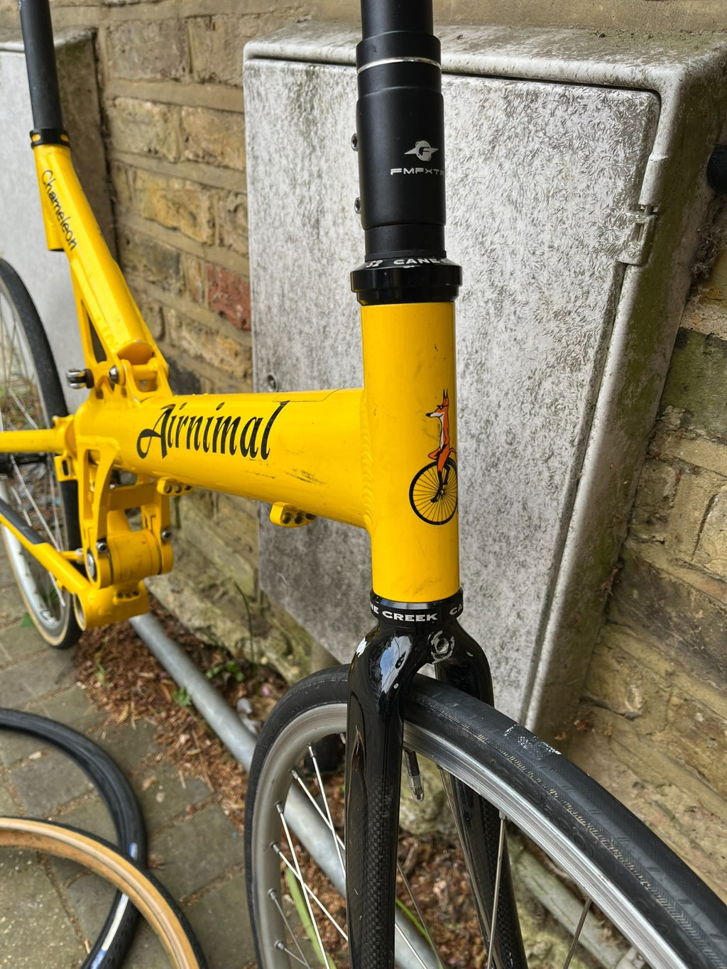 Airnimal Chameleon Yellow Mini-velo Folding Road Racing Bike 24 inch