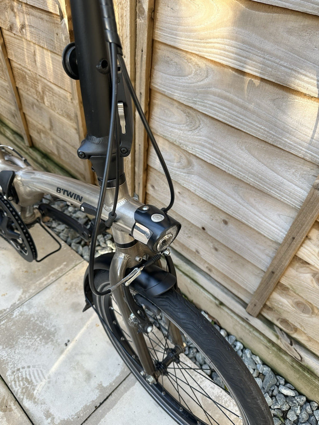 BTWIN Tilt 900 Folding Bike 9-Speed, Lightweight