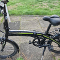 Carrera Crosscity E  Folding Bike Black V-Brakes Flat Bar Mudguards Kickstand