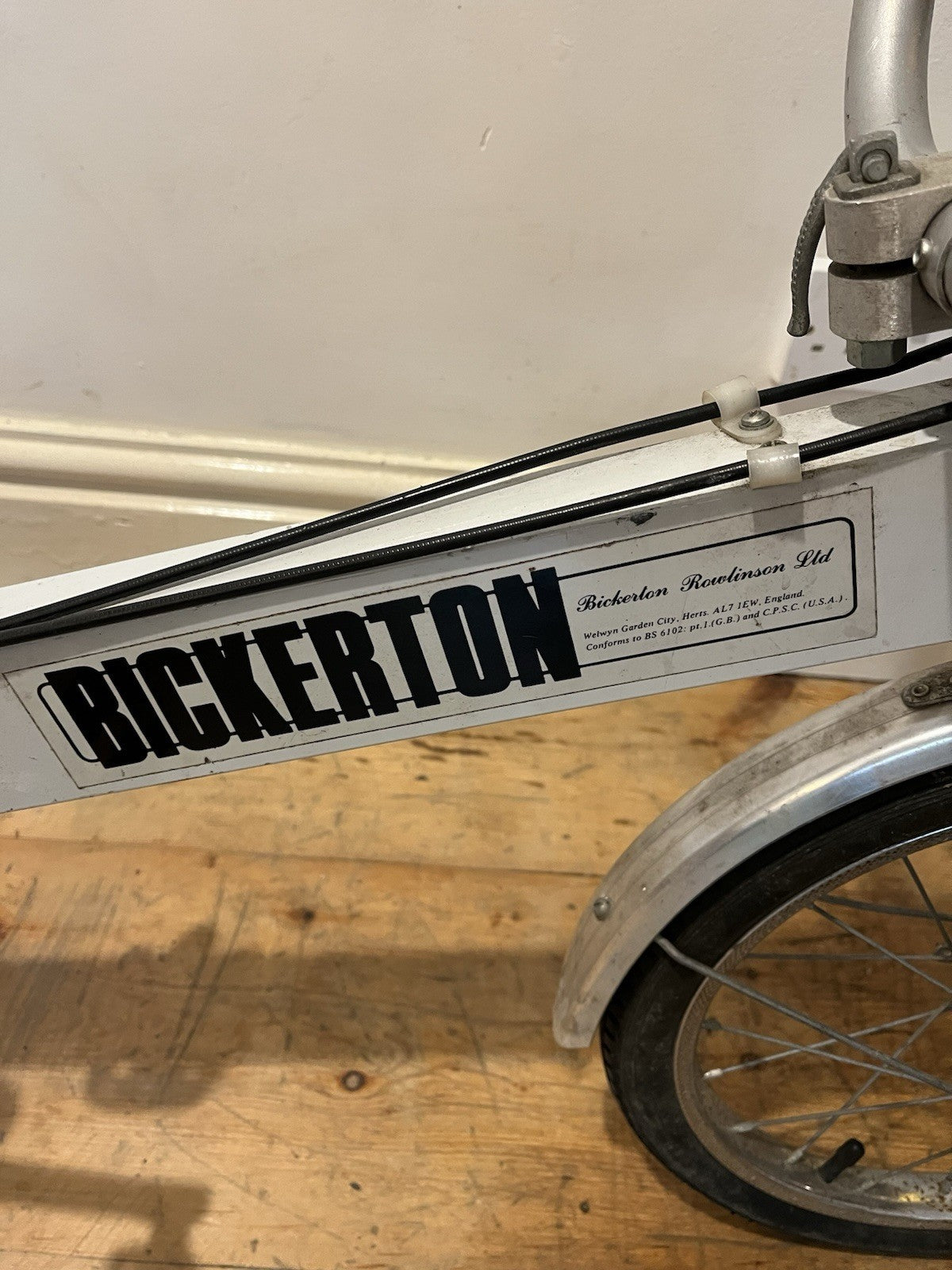 Vintage Bickerton Folding Bike ~ GOOD COND ~Famous Lightweight Aluminium Classic