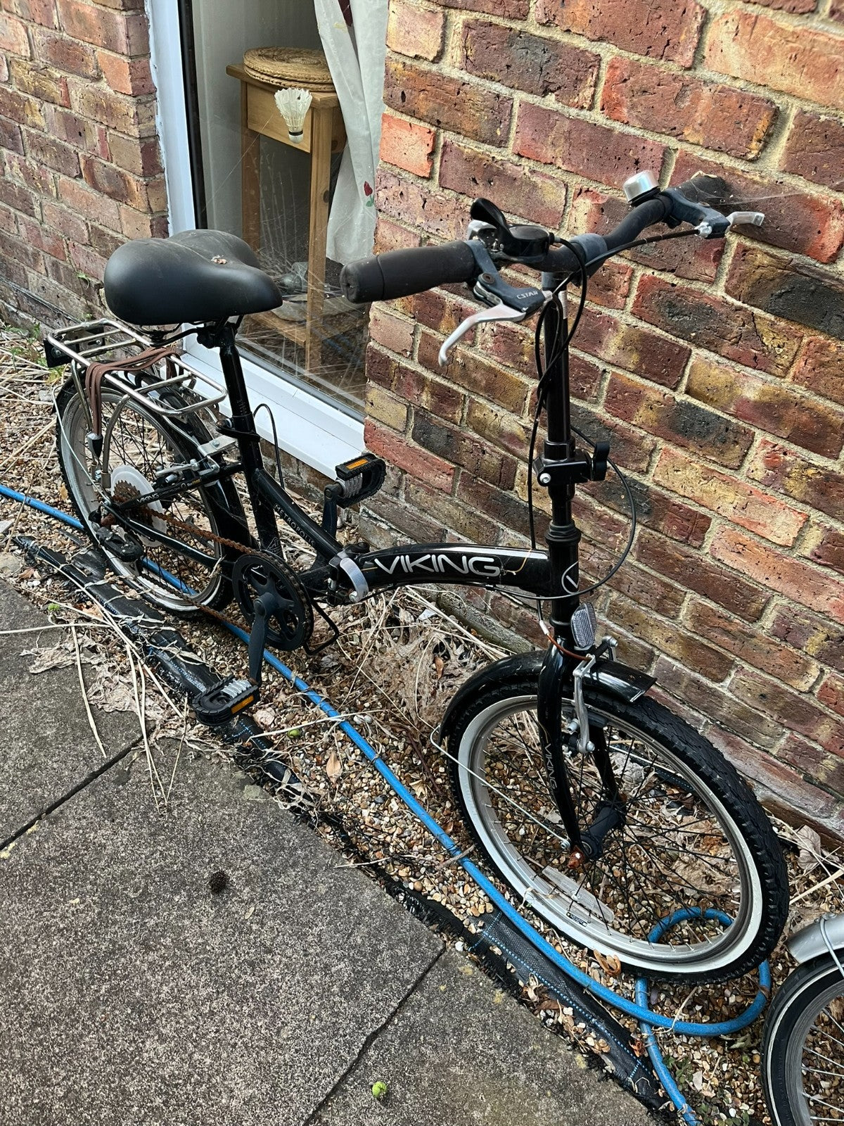 Viking Metropolis Folding Bicycle, Used Condition, Collection Only
