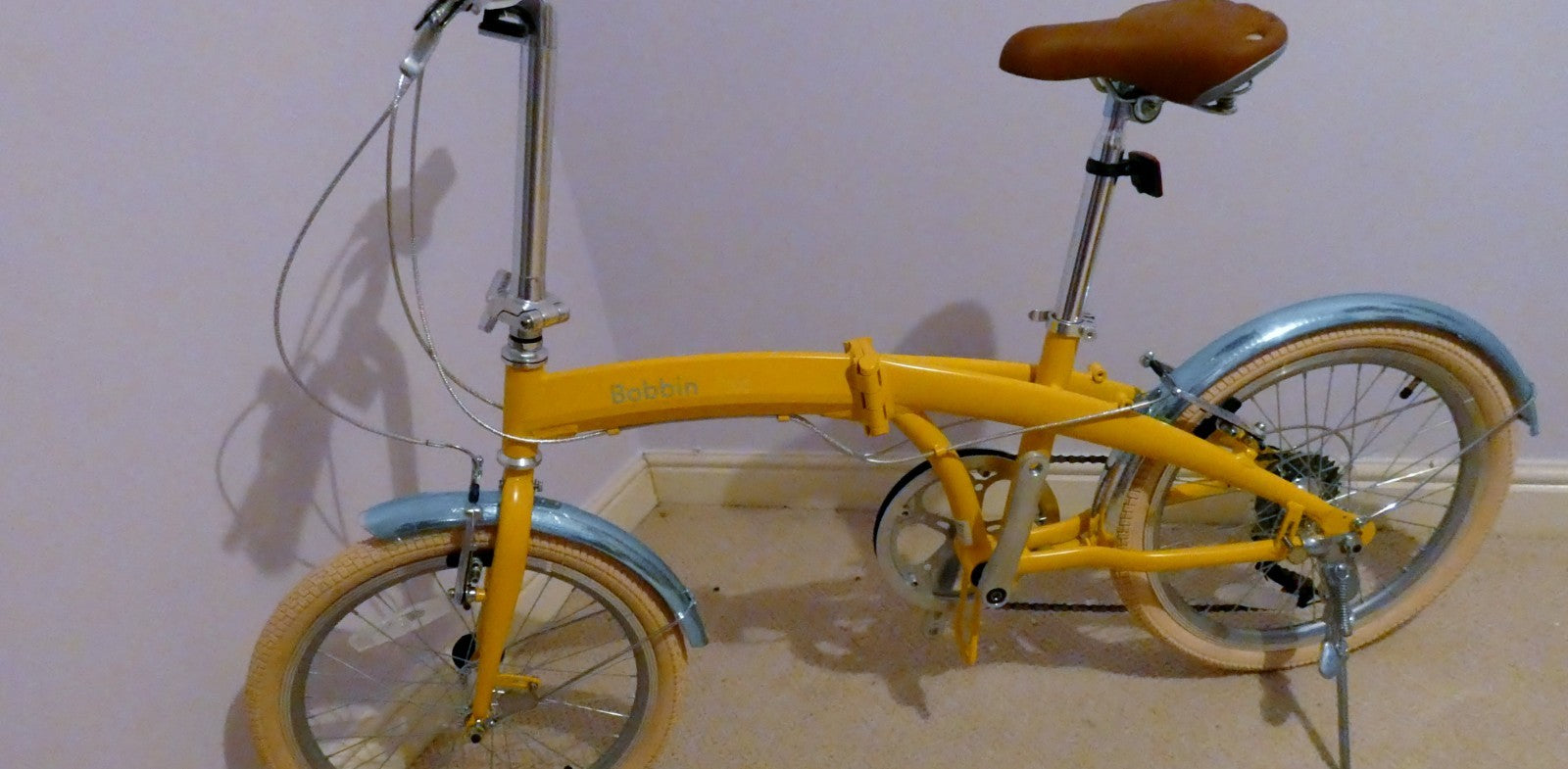 Bobbin yellow Fold Bike - Very Good Condition, unused