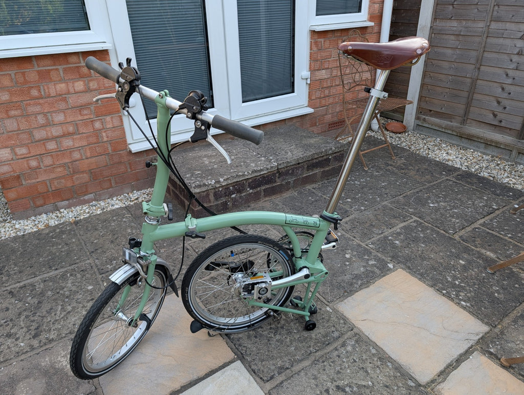 Sage Green 6 Speed Brompton, S6L (2013)