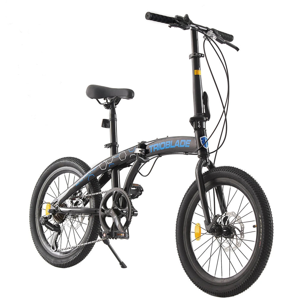 Folding Bicycle 20 Inch Bikes for Adults 7-Speed Variable Foldable City Bicycle