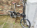 Brompton Folding Bike – 3 Speed – With Rack & Brooks Saddle – Good Condition