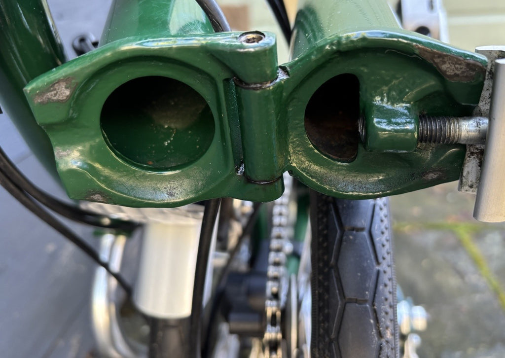 Brompton M3R folding bicycle in Racing Green - Light Leisure Used