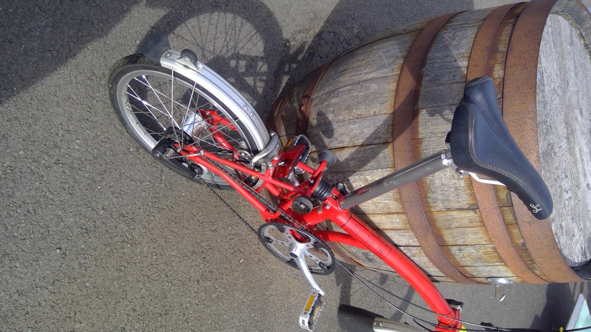 Brompton 16" Folding Bike  Red