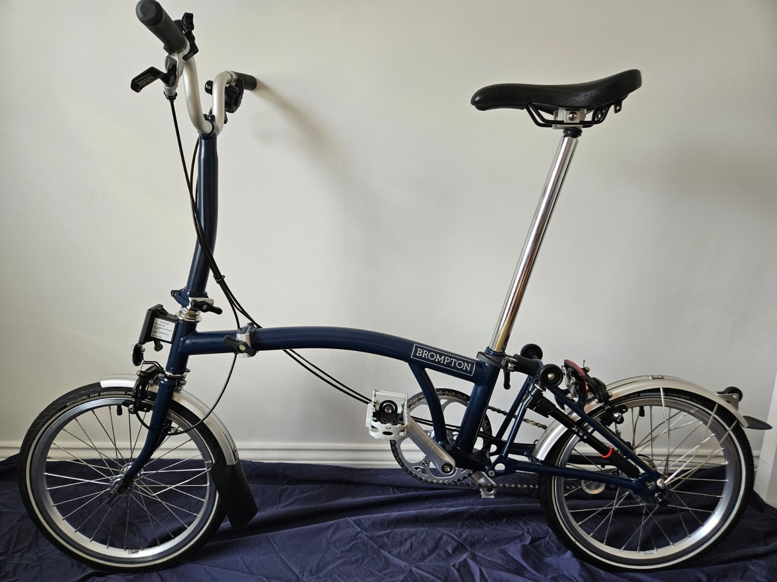 Brompton 3 Speed - C Line - M3L - Blue - excellent condition