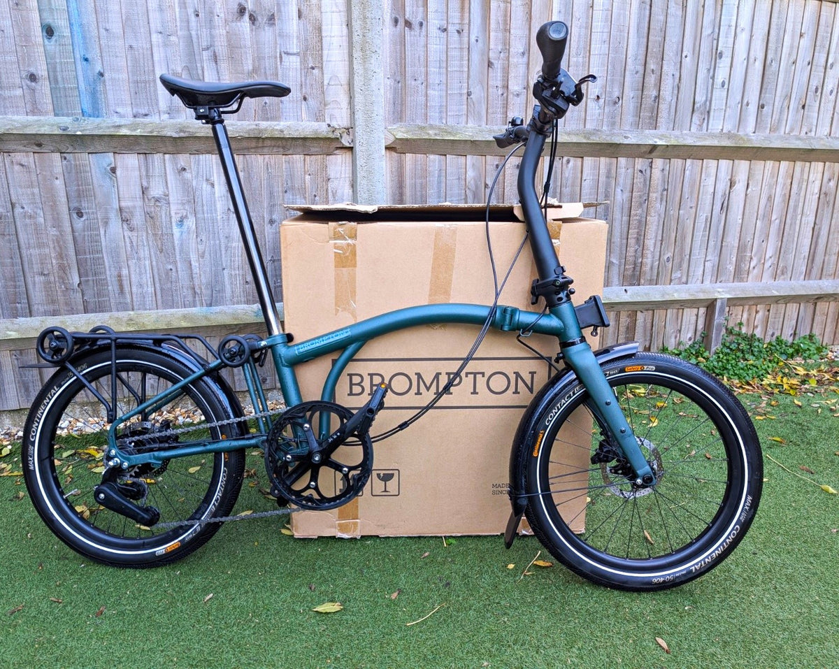 Brompton G Line Forest Green - Size Medium - Rear Rack - Boxed For Postage