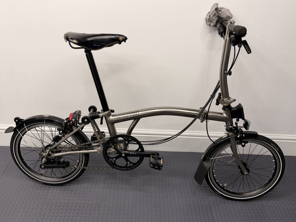 Brompton S6L Nickel Edition Superlight Titanium - Mint Condition