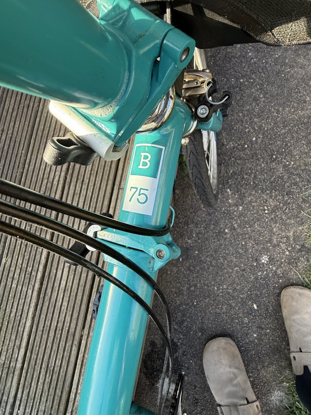 Brompton B75 Folding Bike, 3-Speed