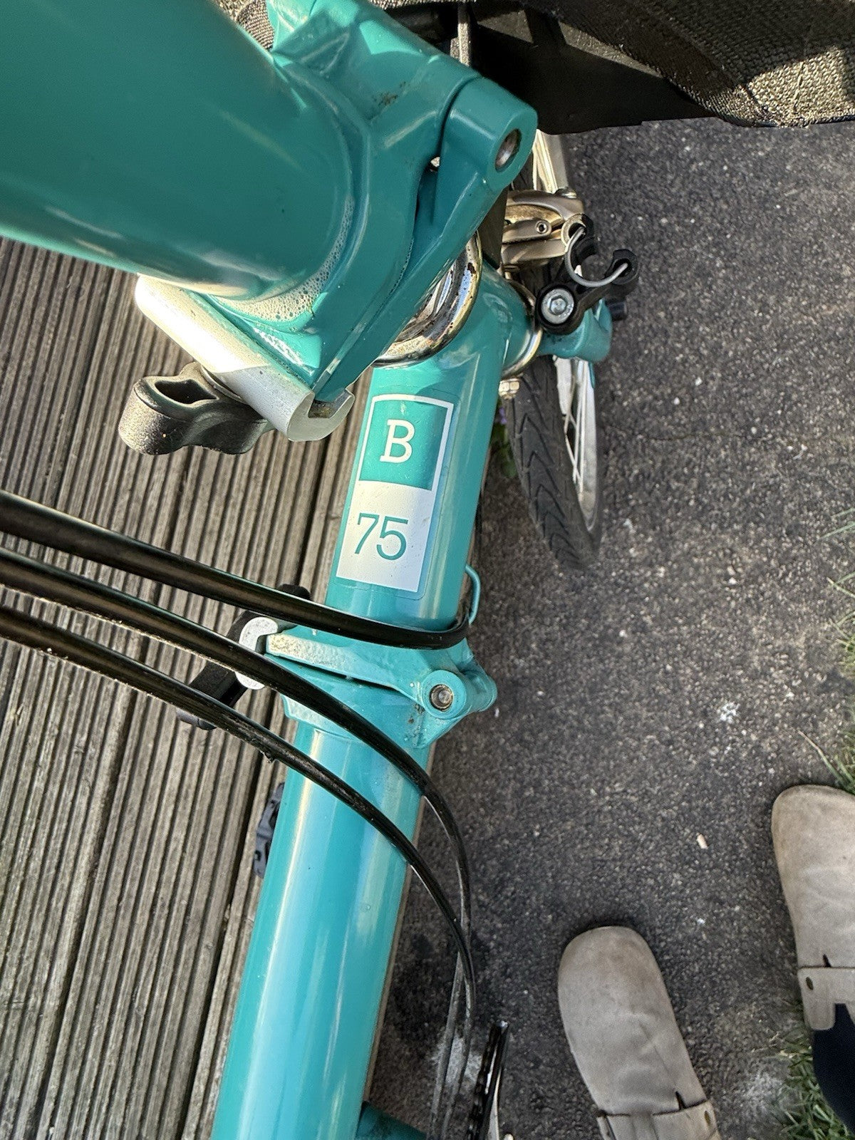 Brompton B75 Folding Bike, 3-Speed