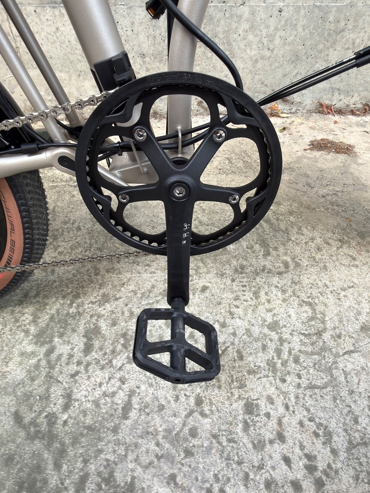 Brompton G Line with Superoll & Handlebar control E-Motiq System 4 speed & extra