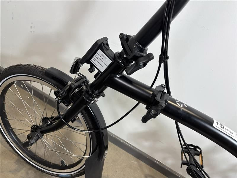 Brompton C Line 6 Speed 2024 Low Handlebar Folding Bike - Matt Black