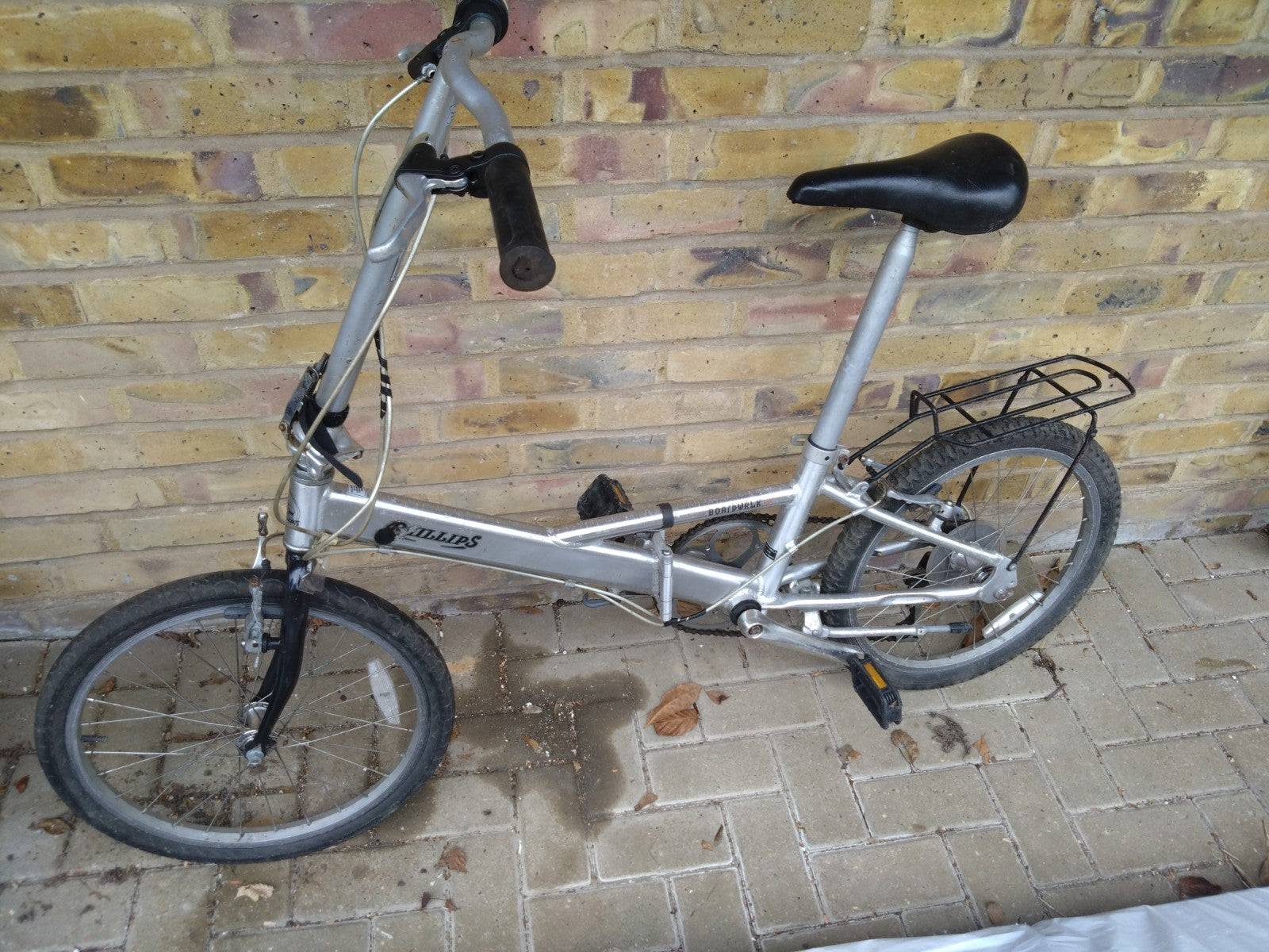 Phillips Boardwalk Steel framed folding bike for spares or repair