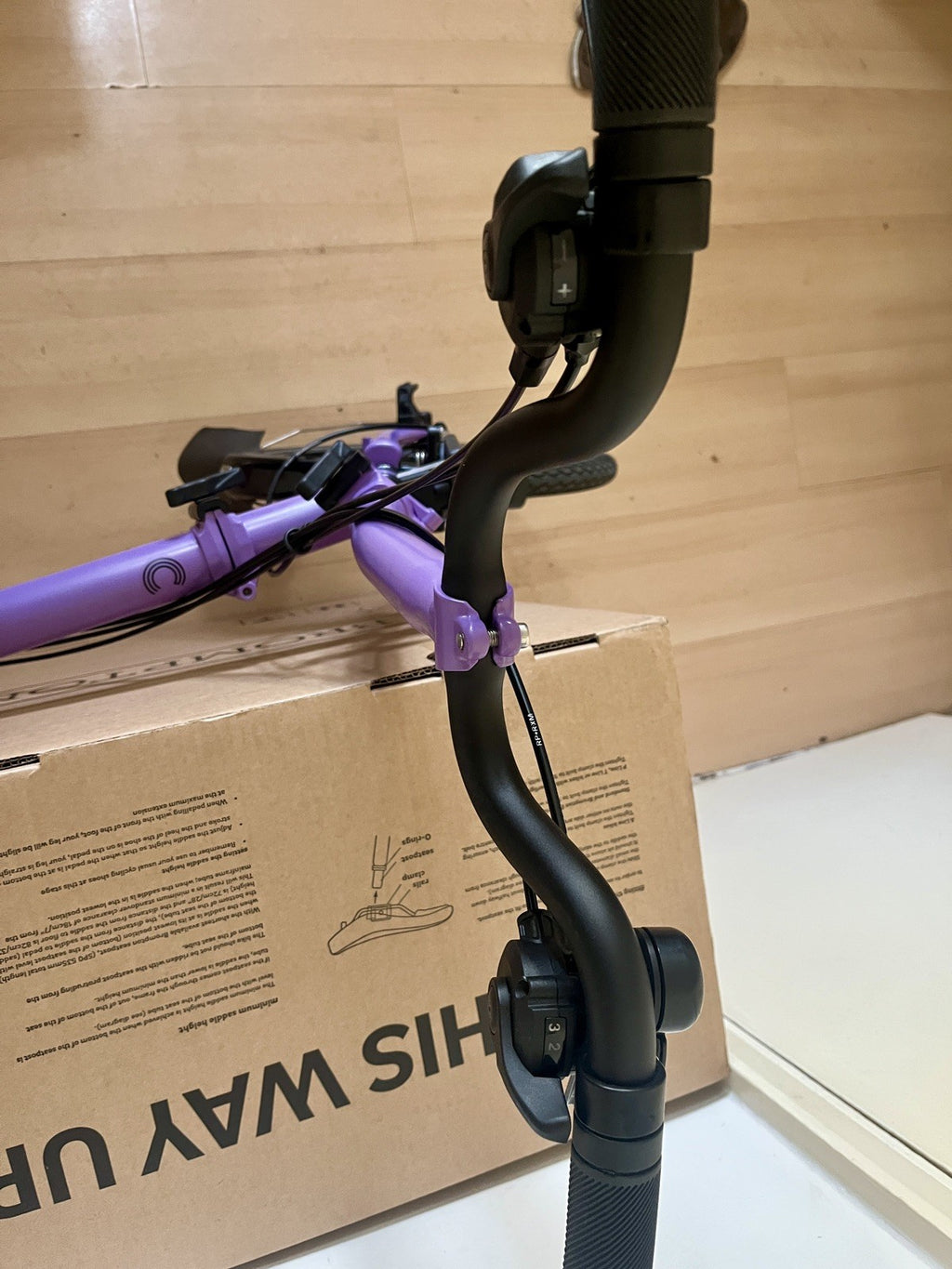 Brompton C Line Explore, 6-Speed, Pop Lilac, Black Ed, 2025 Mid, EXC COND