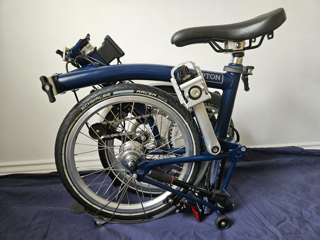 Brompton M3L - 3 Speed - C Line - Mid- Tempest Blue