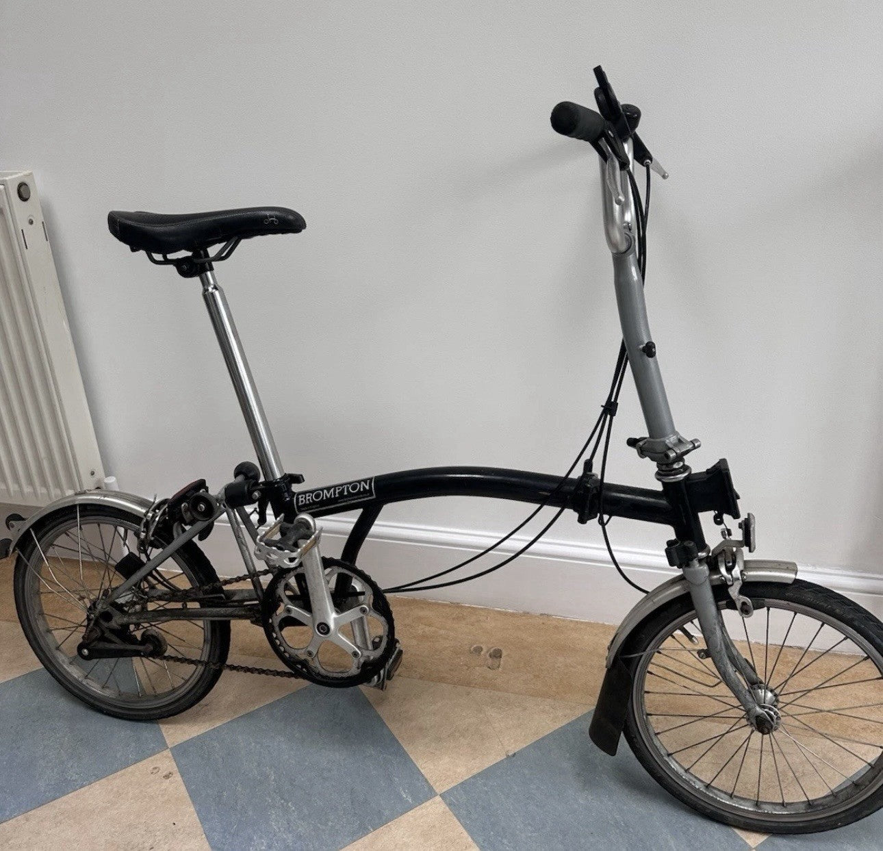 Brompton M3L Folding Bike Black (3 Speed)