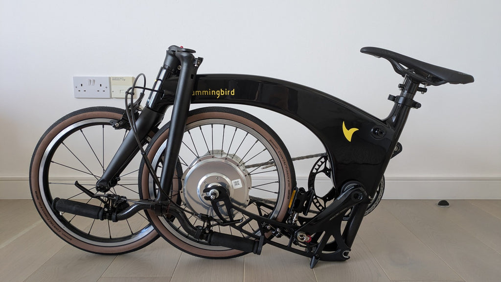 Hummingbird (now Prodrive) Carbon Fibre Folding bike with Zehus hub