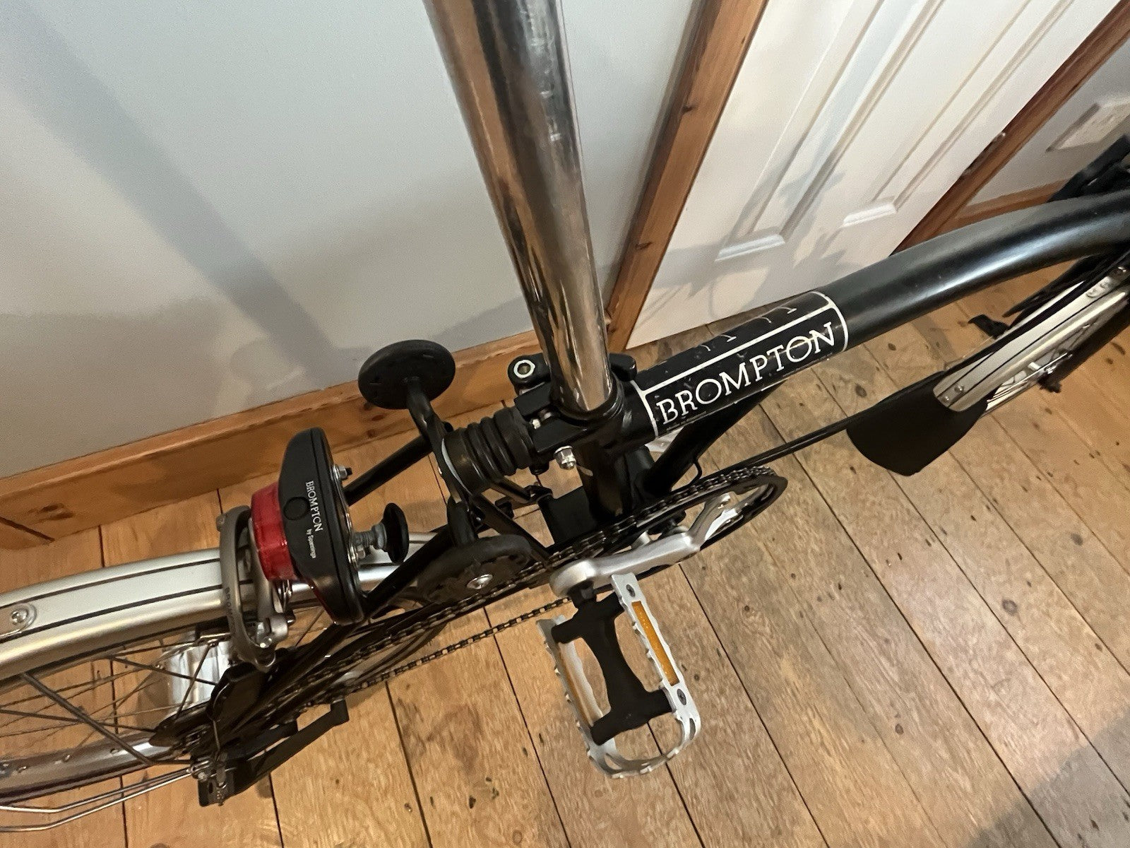 Brompton Folding Bike 3-Speed, Black