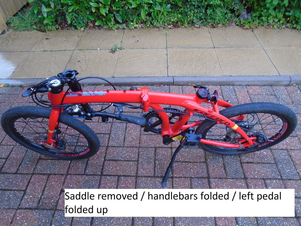 Carrera 20" Red Folding Bike – Very lightly used, see pics for full detail
