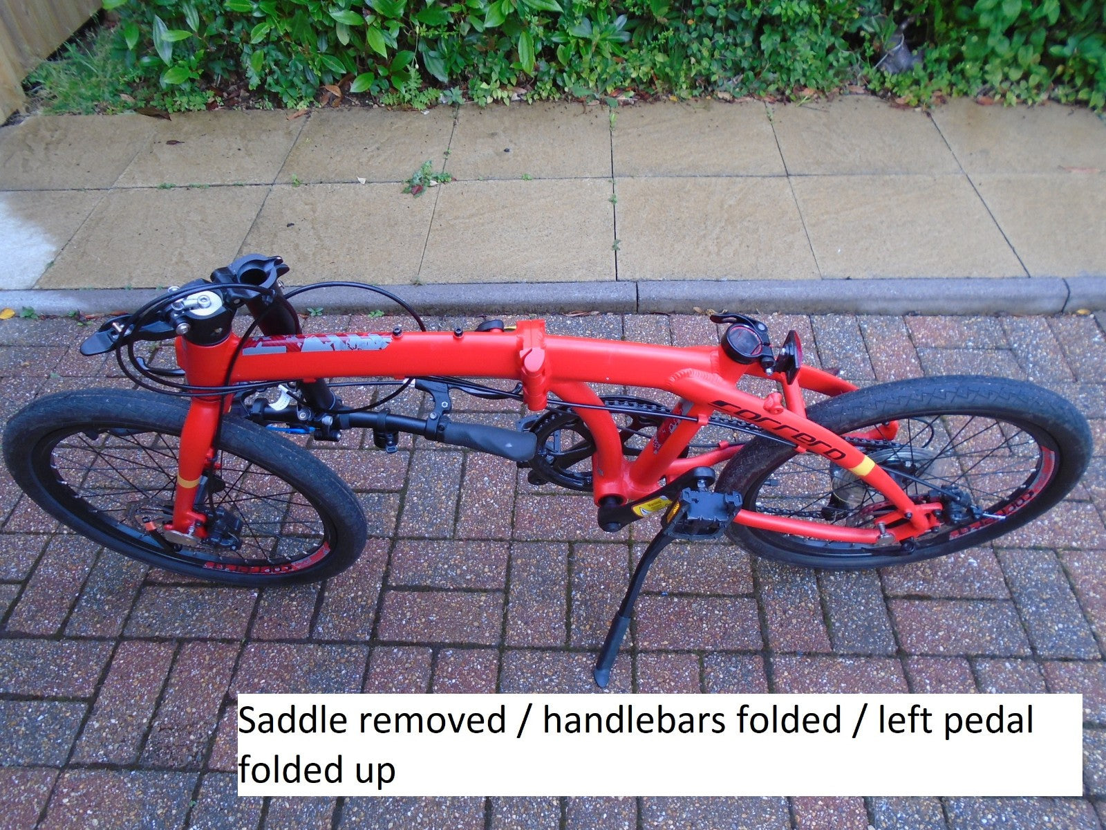 Carrera 20" Red Folding Bike – Very lightly used, see pics for full detail