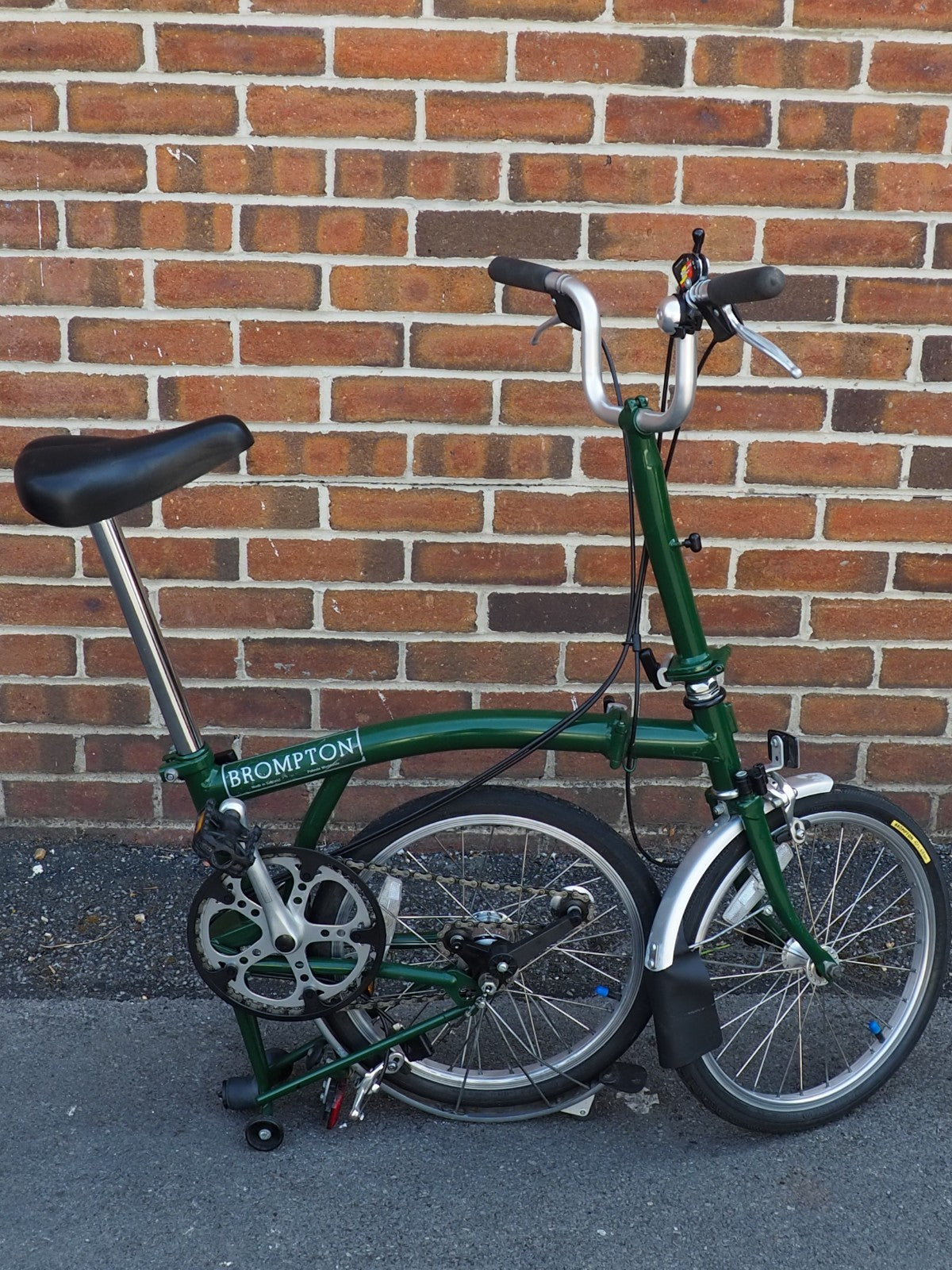 Brompton M3L Folding Bike, Green, 3-Speed, Original Owner Since 2000, Low Miles