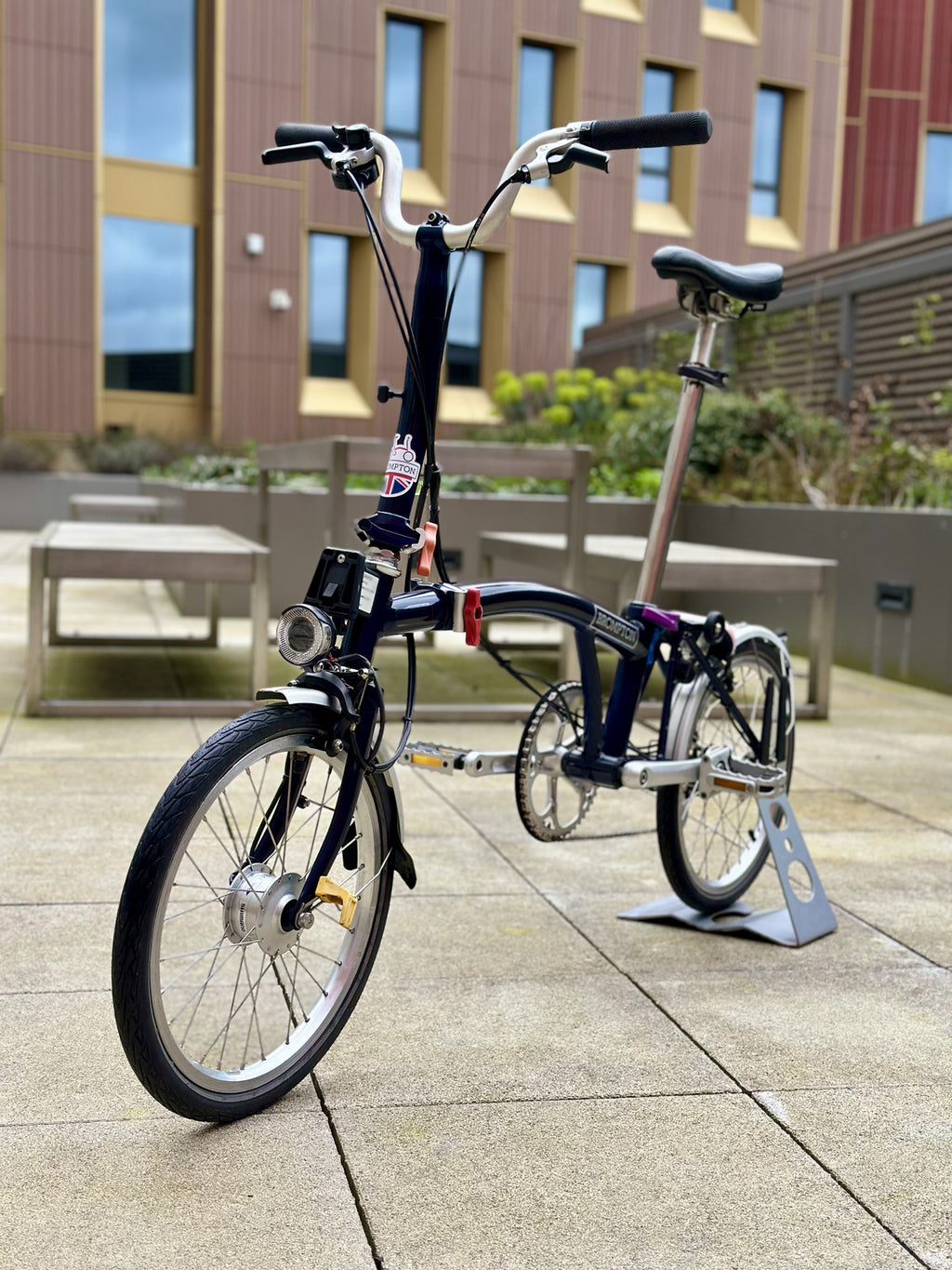 Brompton C Line 3 Speed H3L 2021 Folding bicycle in Navy - Top Condition