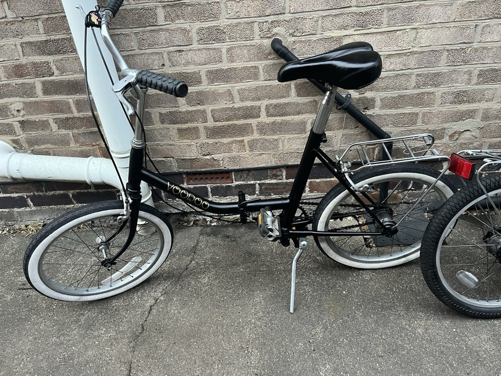 Folding bikes -3 speed- easy folding step over-20 inches- Pristine condition