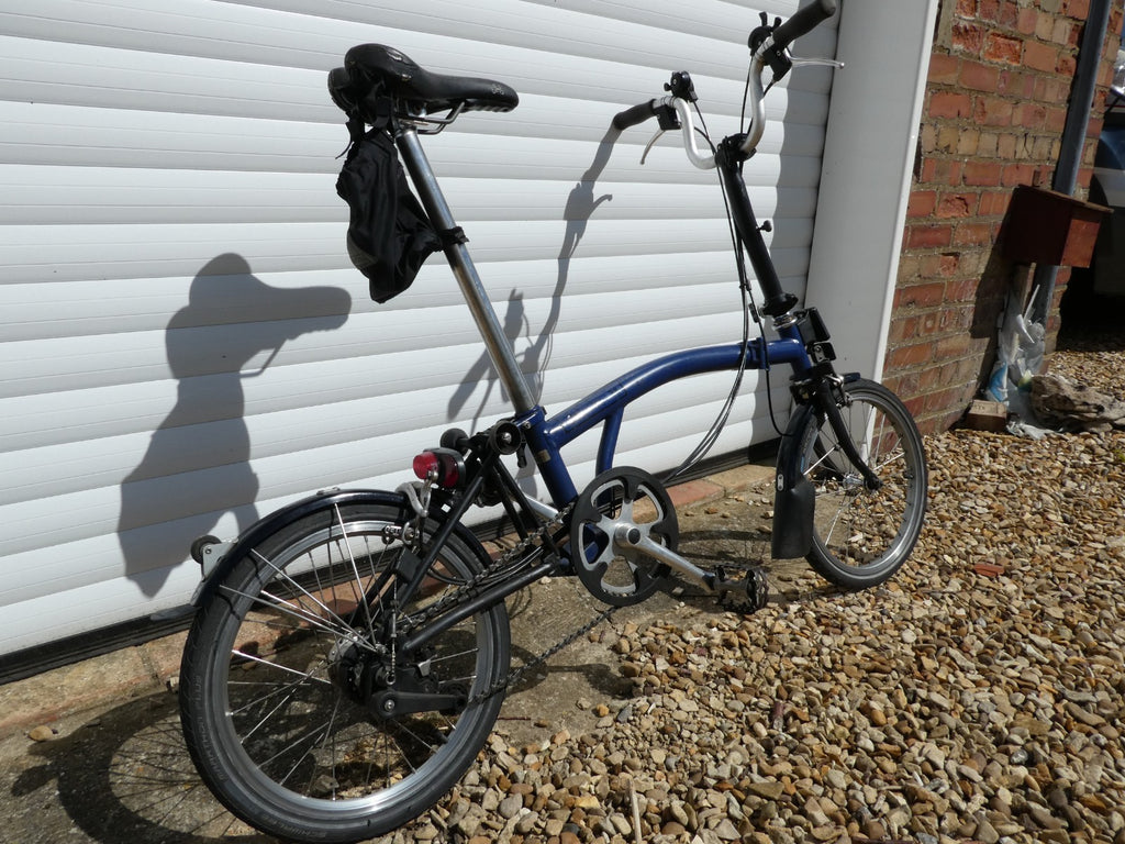 Brompton Folding M Series 6 speed with tool kit, cover and matching Brompton bag