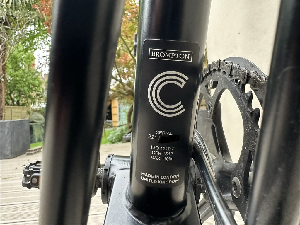 2022 Brompton C-Line 6-Speed Black Edition