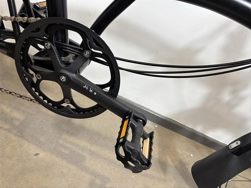 Brompton C Line 6 Speed 2023 Mid Handlebar Folding Bike - Matt Black