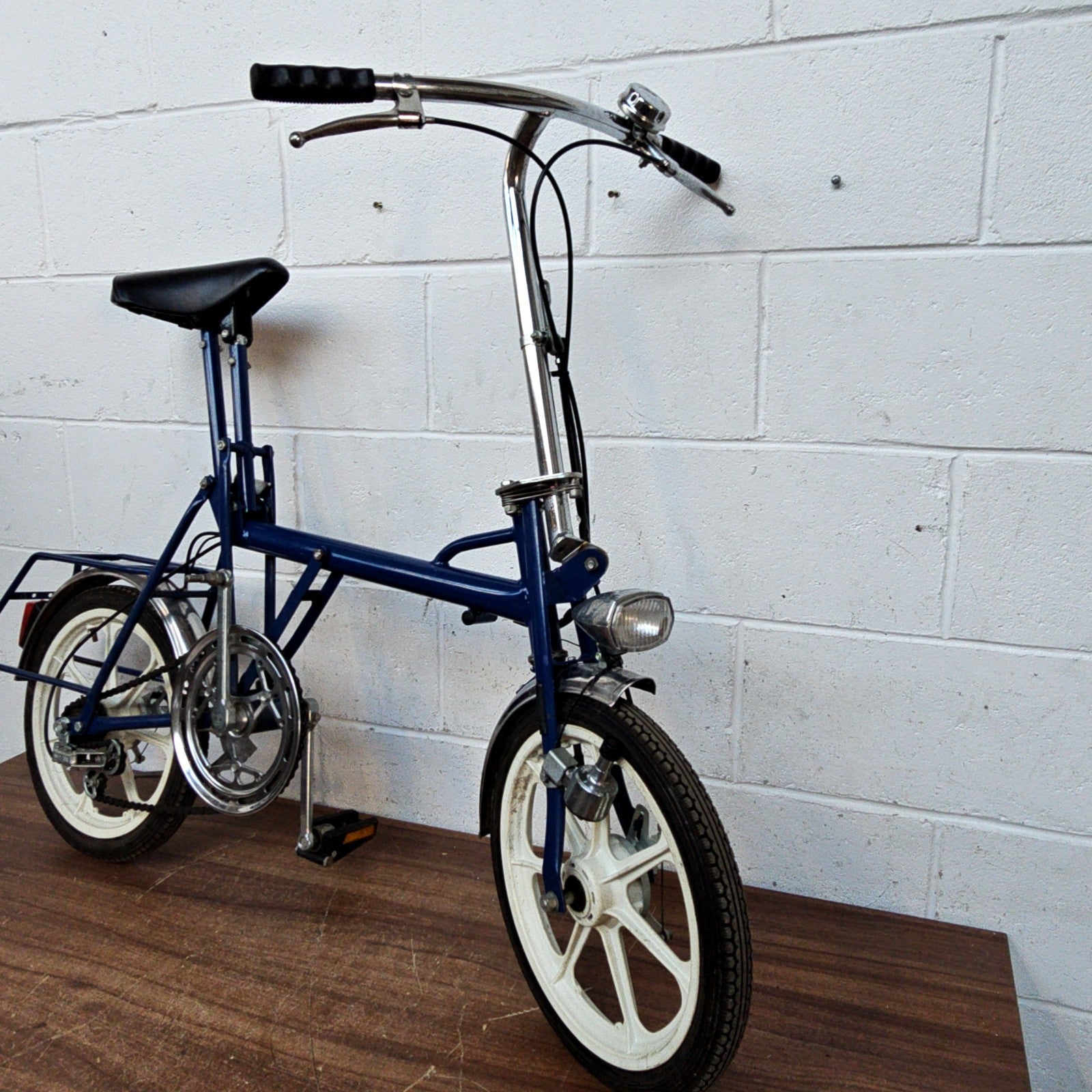 Vintage Di-Blasi Folding Bike 16” Nylon Wheels Early Model Rare Collector’s