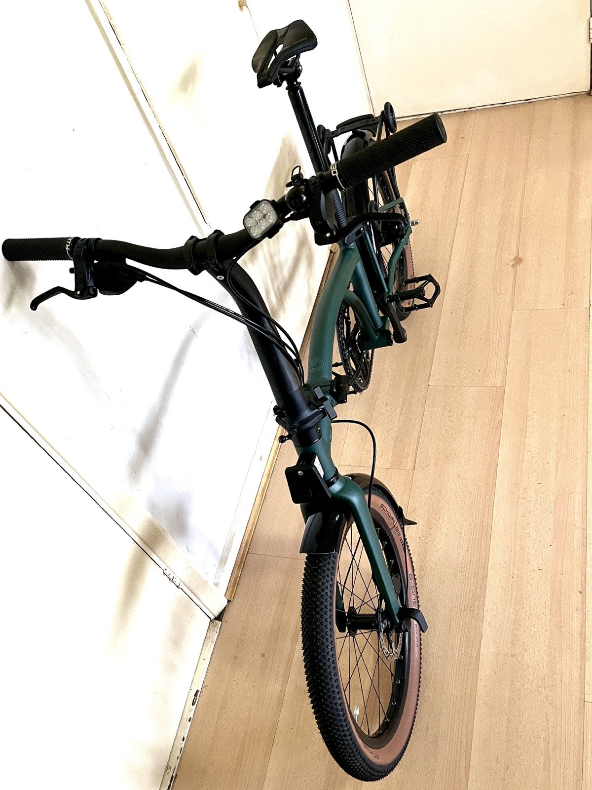 Brompton G Line, 8 speed w Roller Rack - Forest Green - L