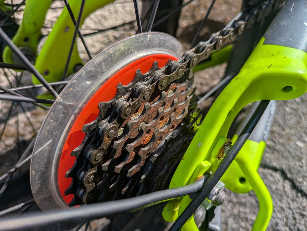B'TWIN Tilt 500 20in Folding Bike Aluminium 7-Speed Derailleur Green V-Brake